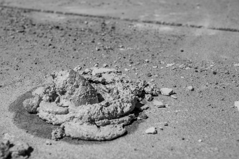 Cement Driveway Repair detail