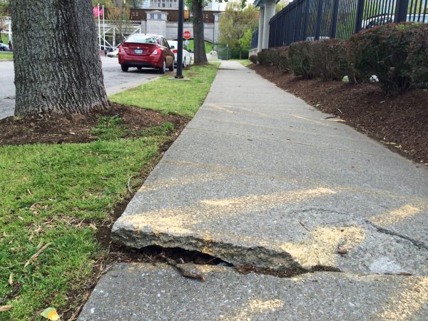 Cost of Cement Sidewalk Repair in Greenville